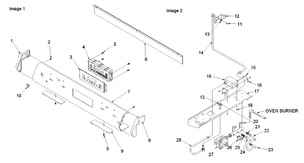 Amana ARGS7650E Range Schematic Diagram