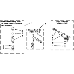 110258424 Automatic Washer Water system Parts diagram