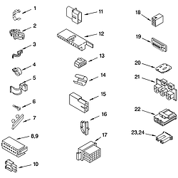 110258424 Automatic Washer Wiring harness Parts diagram