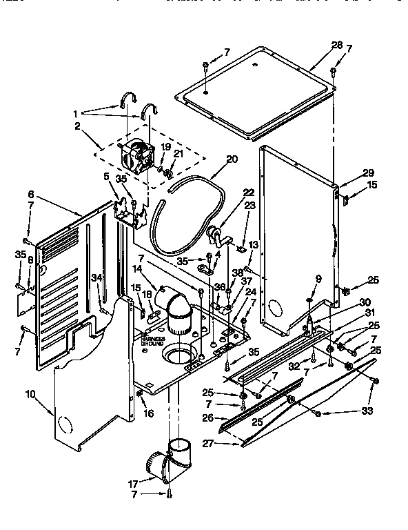 Dryer Diagram Of Parts