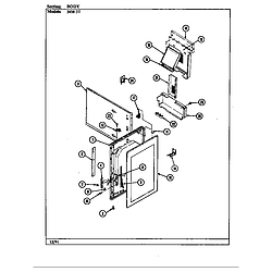 34MN3TKXWON Range Body Parts diagram