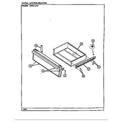 34MN5TKVW Range Drawer Parts diagram