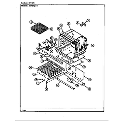 34MN5TKVW Range Oven Parts diagram