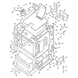 3627391592 Gas Range Cabinet Parts diagram