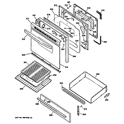 3627556591 Gas Range Door/drawer Parts diagram