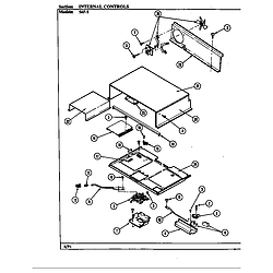 54FN5TKVW Range Internal controls (54f-5tkxw) (54f-5tkxw) Parts diagram