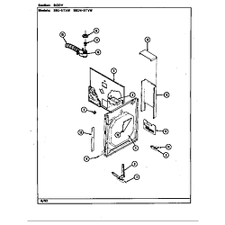 59GN5TVW Range Body Parts diagram