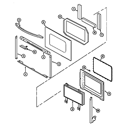 62946975 Range Door Parts diagram
