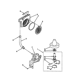 66515982990 Dishwasher Fill and overfill Parts diagram