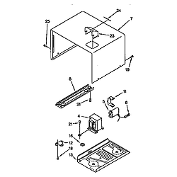 6654493392 Microwave Cabinet Parts diagram