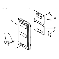 6654493392 Microwave Control panel Parts diagram