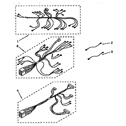 6654493392 Microwave Wiring harness Parts diagram