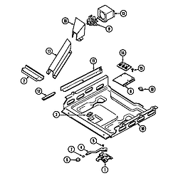 7858XVW Range Internal controls Parts diagram