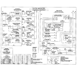 79046809992 Elite Electric Slide-In Range Wiring Parts diagram