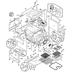 79046813991 Elite Dual Fuel Slide-In Range Body Parts diagram