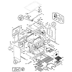 79074403995 Dual Fuel Range Body Parts diagram