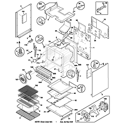 79079013102 Gas Range Body Parts diagram