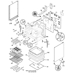 790926813 Electric Range Body Parts diagram