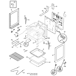 79095042503 Electric Range Body Parts diagram