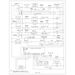 79096612400 Electric Range Wiring schematic Parts diagram