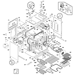 79099503993 Elite Electric Range Body Parts diagram