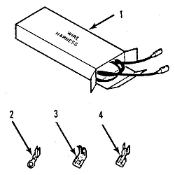 9113218891 Gas Built-In Oven Wire harnesses and options Parts diagram