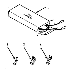 9113548813 Drop-In Gas Range Wire harnesses and options Parts diagram