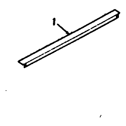 9113658811 Gas Range Optional rear main top filler Parts diagram