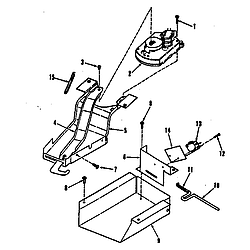 9113658811 Gas Range Power lock section Parts diagram