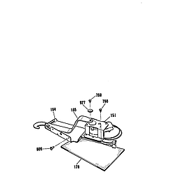 9114552190 Electric Drop-In Range Door lock Parts diagram