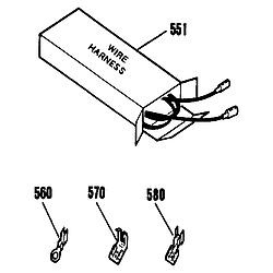 9114703990 Convection Built-In Oven Wire harnesses Parts diagram