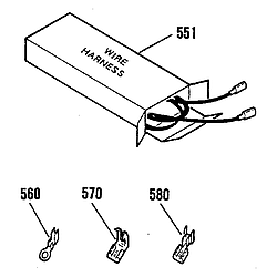 9114742990 Electric Built-In Oven Wire harnesses Parts diagram