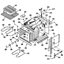 9114742994 Wall Oven Body Parts diagram