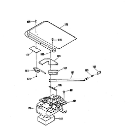 9119352190 Electric Range Door lock Parts diagram