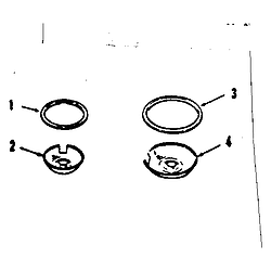 91193588 Electric Range Optional porcelain pan and chrome ring kit no. 8068410 Parts diagram