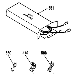 911935918 Electric Range Wire harnesses and components Parts diagram