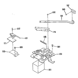 9119369181 Electric Range Door lock section Parts diagram