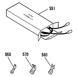 9119369181 Electric Range Wire harnesses and components Parts diagram