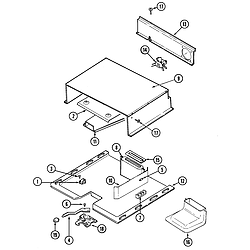 9475XVB Range Internal controls Parts diagram