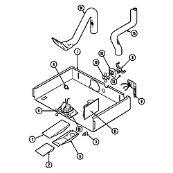 9855VVV Range Internal controls Parts diagram