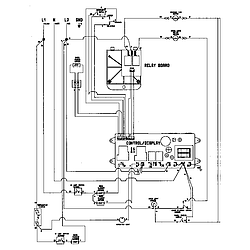 9855VVV Range Wiring information Parts diagram