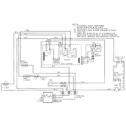 9875VVV Range Wiring information Parts diagram