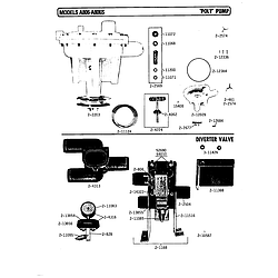 A806 Washer Poly pump Parts diagram