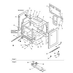 ACF3325AW Gas Range Cabinet Parts diagram