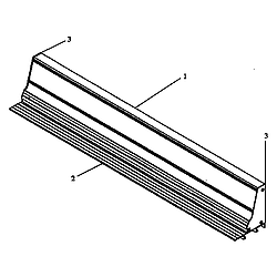 ARDS800E Electric Range Backguard Parts diagram