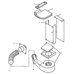 ARDS800E Electric Range Vent (ards800e/p1131920ne) (ards800ww/p1131920nww) (cards800e/p1131922ne) (cards800ww/p1131922nww) Parts diagram