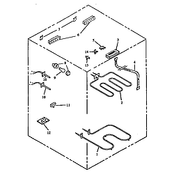 ARDS800WW Electric Range Electrical assembly (ards800e/p1131920ne) (ards800ww/p1131920nww) (cards800e/p1131922ne) (cards800ww/p1131922nww) Parts diagram