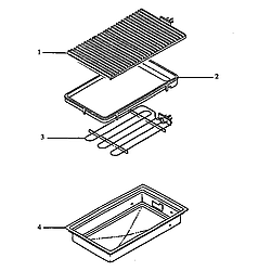 ARDS800WW Electric Range Module (cc11ls/all) Parts diagram