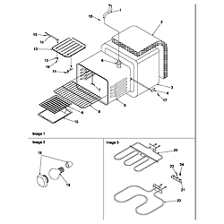 ART6511E Electric Range Cavity Parts diagram