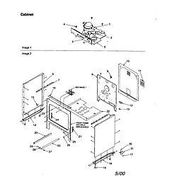 ART6511LL Amana ART6511LL Timer/Clock/ERC Cabinet Parts diagram